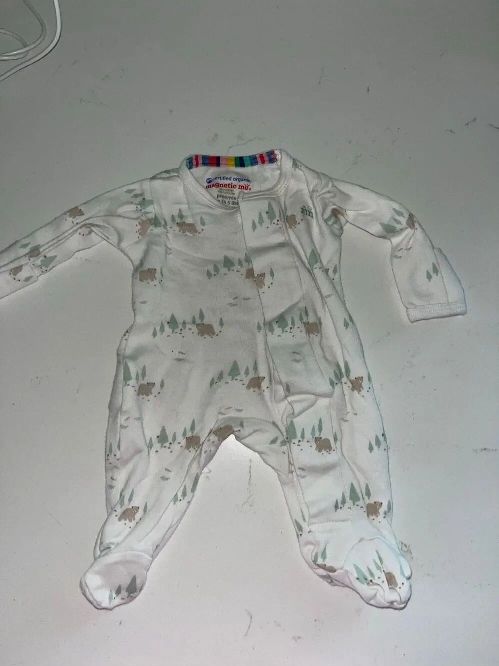 Magnetic Me Preemie Footie Pajamas Bears